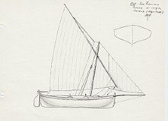 188 USA - San Francisco - felucca di origine italiana - dago boat - 1887